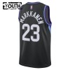 Barn Utah Jazz Tröja Lauri Markkanen Jordan 2025-26 Statement Edition Svart Swingman